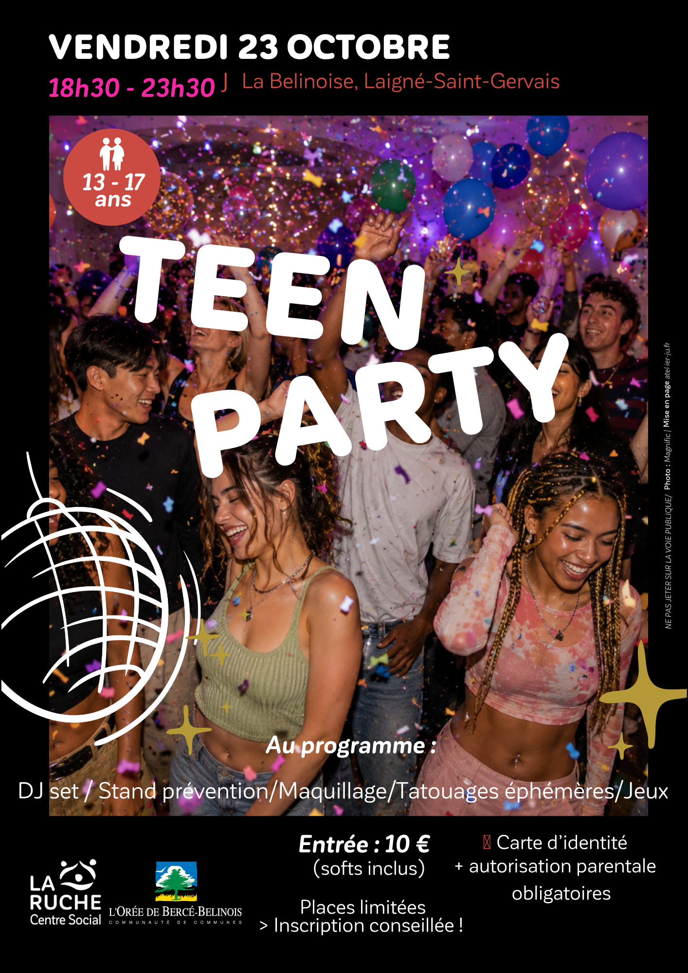 Teen Party : une soirée dédiée aux 13-17 ans !