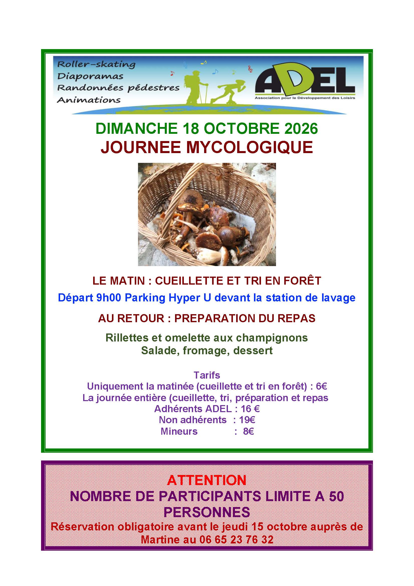 🍄 JOURNÉE MYCOLOGIQUE
