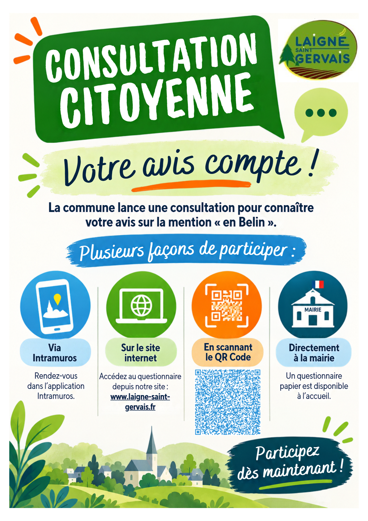📣 Consultation citoyenne : votre avis compte !
